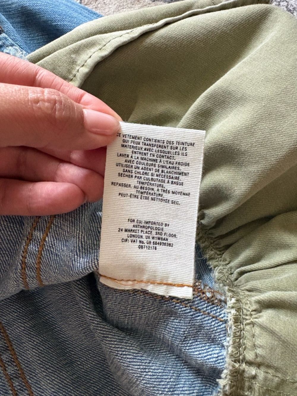 Anthropologie Pilcro and the Letterpress denim jacket size L western fall winter - Picture 9 of 10